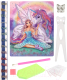 Миниатюра изображения товара Набор алмазной вышивки On Time Единорог / 45114