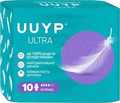 Прокладки гигиенические UUYP Normal Ультратонкие (4x10шт)