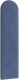 Мягкая стеновая панель Делком40 Прямоугольник/полукруг 150x600 (темно-синий) - 