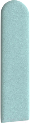 Мягкая стеновая панель Делком40 Прямоугольник/полукруг 150x600 (светло-голубой)
