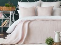 Набор текстиля для спальни Pasionaria Кьюб 230x250 с наволочками (розовый) - 