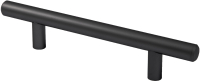 Ручка для мебели AKS Релинговая 96/146 (черный матовый) - 