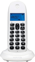 Беспроводной телефон Motorola C1001CB+ (белый) - 