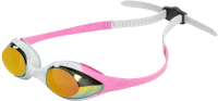 Очки для плавания ARENA Spider Mirror Jr / 1E362 902 (розовый/серый) - 