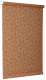Рулонная штора Delfa Сантайм Металлик Принт Блейд СРШ-01МП 7533 (68x170, терракотовый) - 
