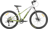 Велосипед Nialanti Fusion 1.0 MD 26 2024 (14, зеленый/серый) - 