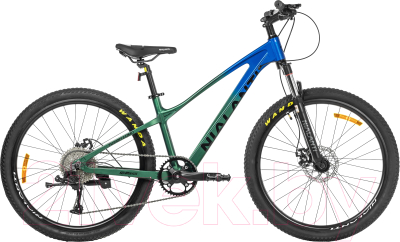 Велосипед Nialanti Fusion 1.0 MD 26 2024 (14, зеленый/синий)