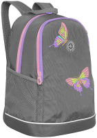 Школьный рюкзак Grizzly RG-463-7 (серый) - 