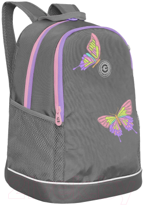 Школьный рюкзак Grizzly RG-463-7 (серый)