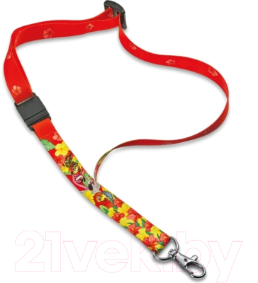 Нож швейцарский Victorinox Попугай +раскраска и шнурок на шею / 0.2373.E3 (красный)
