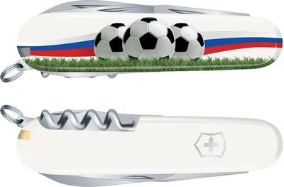 Нож швейцарский Victorinox Spartan. Футбольное поле 1.3603 Soccer II