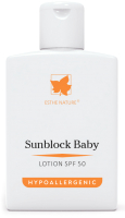 Лосьон солнцезащитный Esthe Nature Sunblock Baby SPF50 Для младенцев (125мл) - 