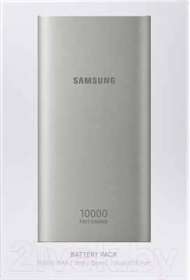 Портативное зарядное устройство Samsung 10.0A Type-C / EB-P1100CSRGRU (серебристый)