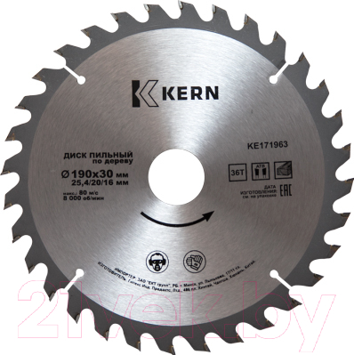 Пильный диск Kern KE171710