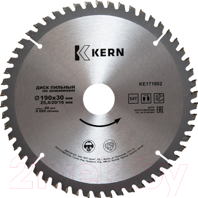 

Пильный диск Kern, KE171796