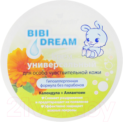 Крем детский Belle Jardin Bibi Dream Универс. для особо чувств. кожи Календула + Аллантоин (200мл)