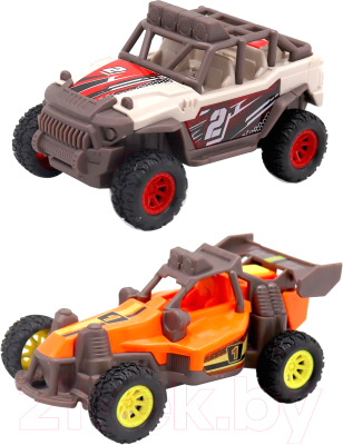 Набор игрушечных автомобилей Funky Toys Машинки-внедорожники Безумные гонки / FT0275424