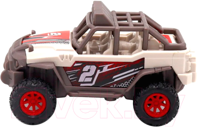 Автомобиль игрушечный Funky Toys Джип Безумные гонки / FT0244012 (красный/белый)