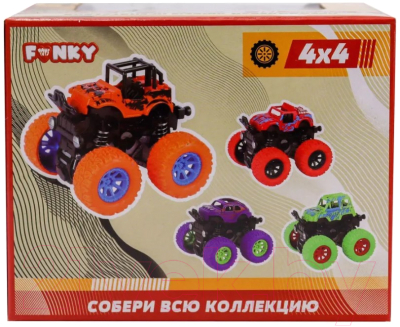 Масштабная модель автомобиля Funky Toys Камуфляж / FT9794-3 (фиолетовый)