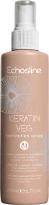 Спрей для волос Echos Line Keratin Veg Lamination С эффектом ламинирования (200мл)