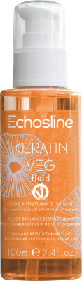 Флюид для волос Echos Line Keratin Veg Brilliant Restructuring Для окрашенных волос (100мл)