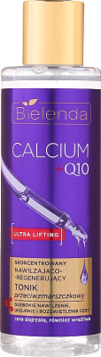 Тоник для лица Bielenda Calcium + Q10 Концентрированный увлажняющий и регенерирующий (200мл)