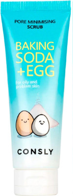 Скраб для лица Consly Baking Soda Egg Pore Minimising Scrub (120мл) -