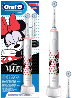 Электрическая зубная щетка Oral-B Junior Minnie Mouse D505.523.2K