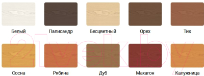 Защитно-декоративный состав Zerwood ZDP Аквалазурь (5кг, тик)