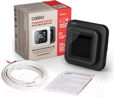 Терморегулятор для теплого пола Caleo C927 Wi-Fi (черный)
