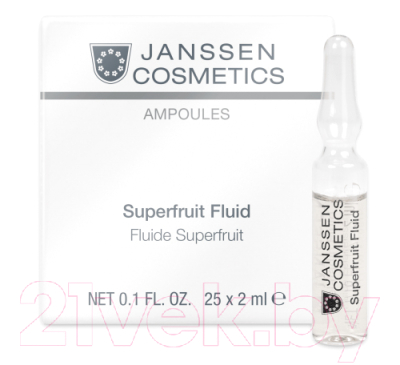 Ампулы для лица Janssen Superfruit Fluid Фруктовые с витамином C (25x2мл)