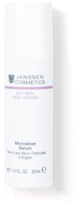 Сыворотка для лица Janssen Microsilver С антибактериальным действием для жирной кожи (30мл)