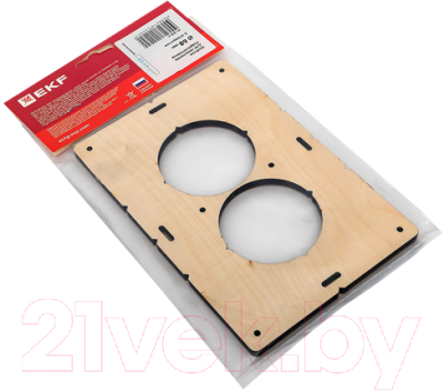 Изображение товара Шаблон разметочный EKF Для подрозетников / sh-d68-2