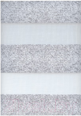 Рулонная штора Delfa Сантайм День&Ночь Best СРШ-01МК 41174 (34x160, белый/серый)