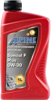 Изображение товара Моторное масло ALPINE Special F Plus 0W30 / 101631 (1л)