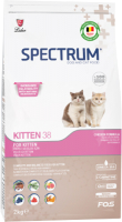 Сухой корм для кошек Spectrum Kitten38 для котят с курицей (2кг) - 