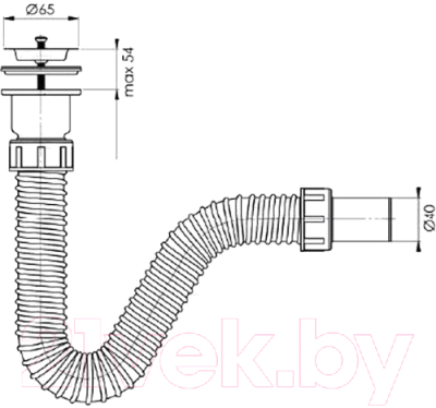 Сифон Bettoserb 125312