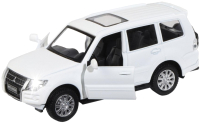 Масштабная модель автомобиля Автопанорама Mitsubishi Pajero 4WD Turbo / 5488633 (белый) - 
