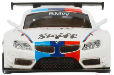 Масштабная модель автомобиля Автопанорама BMW Z4 GT3 / 5488676 (белый)