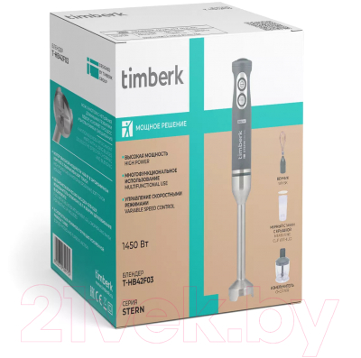 Блендер погружной Timberk T-HB42F03 (графит)