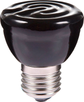 Лампа для террариума Mclanzoo Ceramic Heater Mini Обогрев D50мм Е27 100Вт / 8624048/MZ (черный) - 