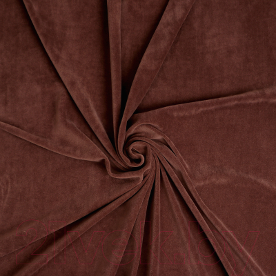 Ткань для творчества Страна Карнавалия Лоскут. Велюр на трикотажной основе / 10088008 (коричневый)