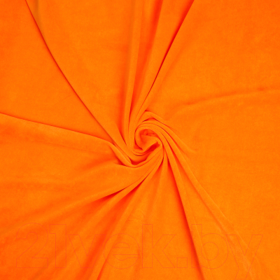Ткань для творчества Страна Карнавалия Лоскут. Велюр на трикотажной основе / 9949611 (оранжевый)