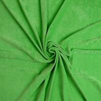 Ткань для творчества Страна Карнавалия Лоскут. Велюр на трикотажной основе / 9949614 (зеленый) - 