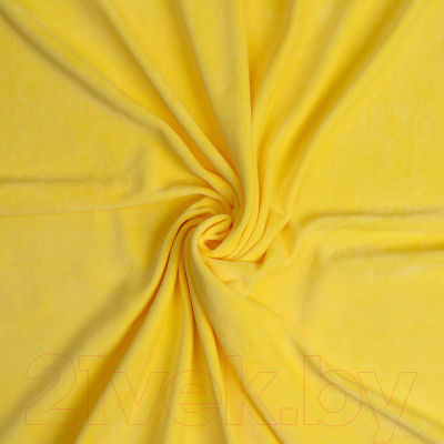 Ткань для творчества Страна Карнавалия Лоскут. Велюр на трикотажной основе / 10060275 (желтый)