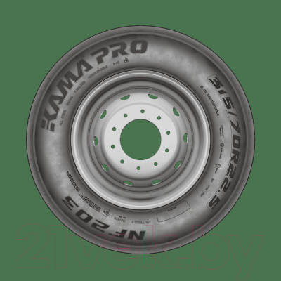 Грузовая шина KAMA NF 203 315/80R22.5 156/150L M+S Рулевая