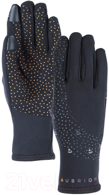 Перчатки для верховой езды Aubrion Super Grip / 8146/BLACK/M (M, черный)