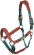 Недоуздок для лошади Shires Velociti Lusso Premium / 4153/GREEN/COB (зеленый) - 