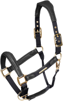 Недоуздок для лошади Shires Velociti Lusso Premium / 4153/BLACK/FULL (черный) - 