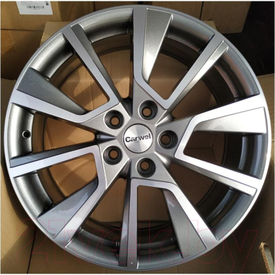 Литой диск Carwel Чаны 1802 Geely Coolray 18x7" 5x114.3мм DIA 54.1мм ET 50мм AGR